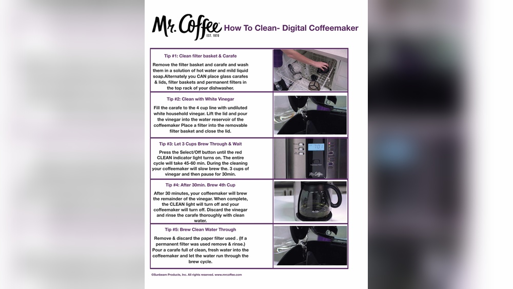 How to Clean Mr Coffee Maker