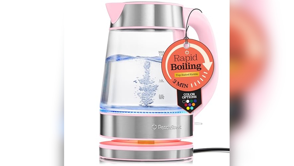 Pink Electric Tea Kettle