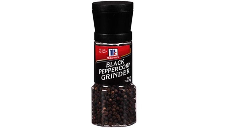 Black Peppercorn With Grinder