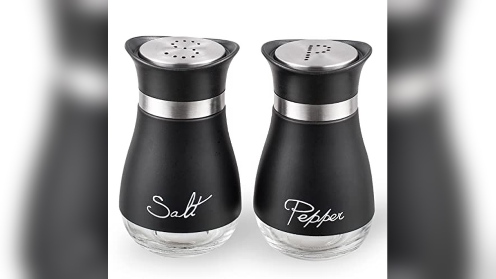 Black Salt And Pepper Shakers