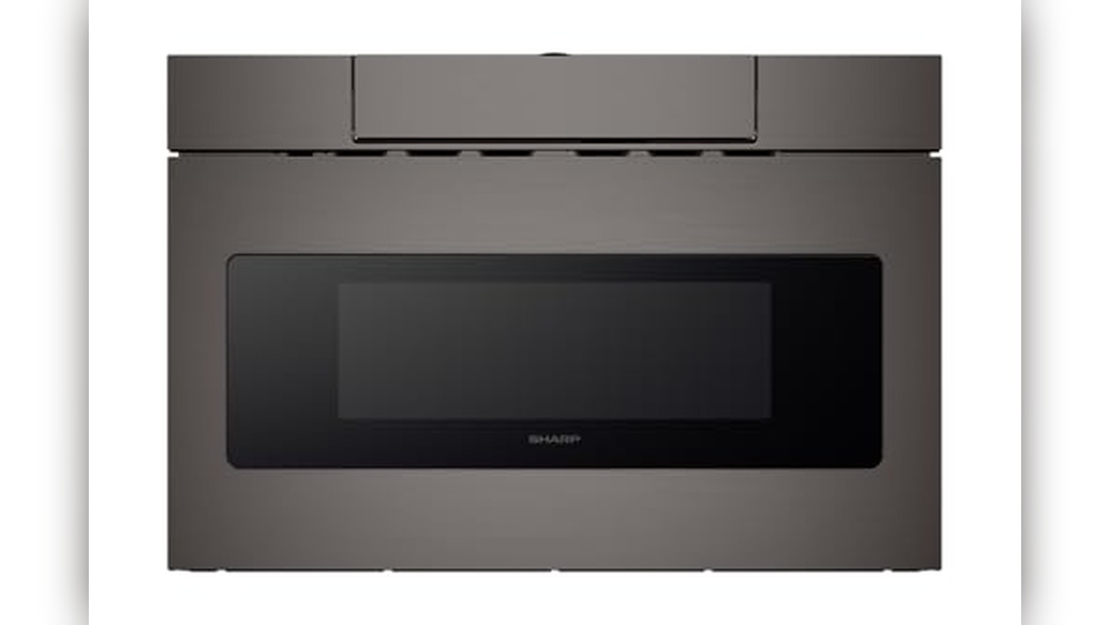 Black Stainless Steel Microwave Drawer