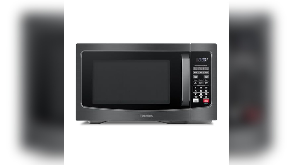 Black Stainless Steel Microwave