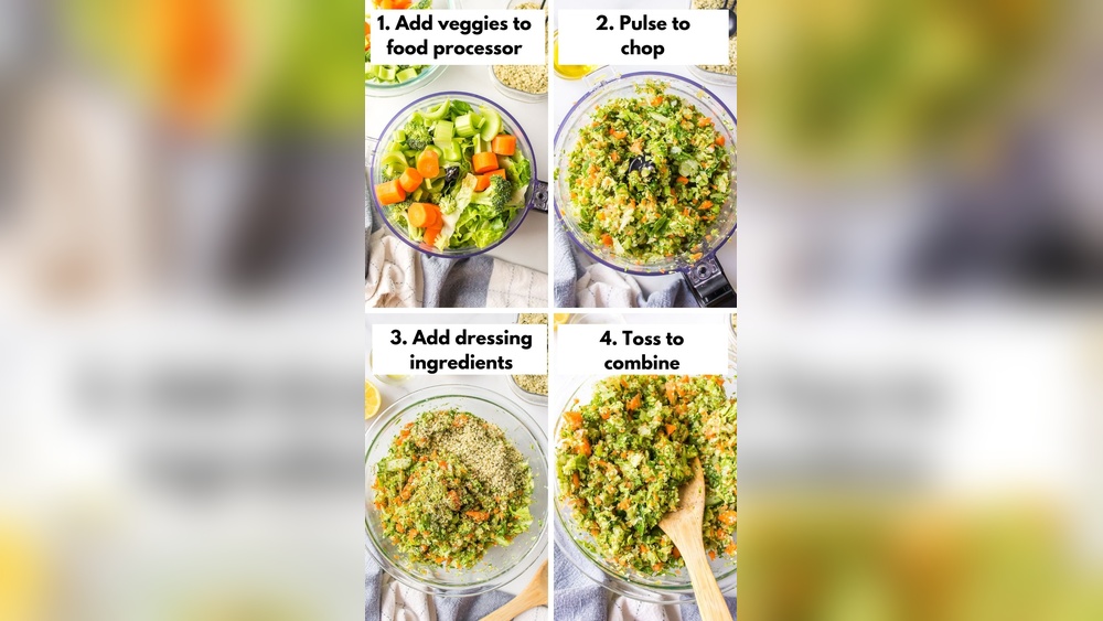 Chop Veggies in Food Processor