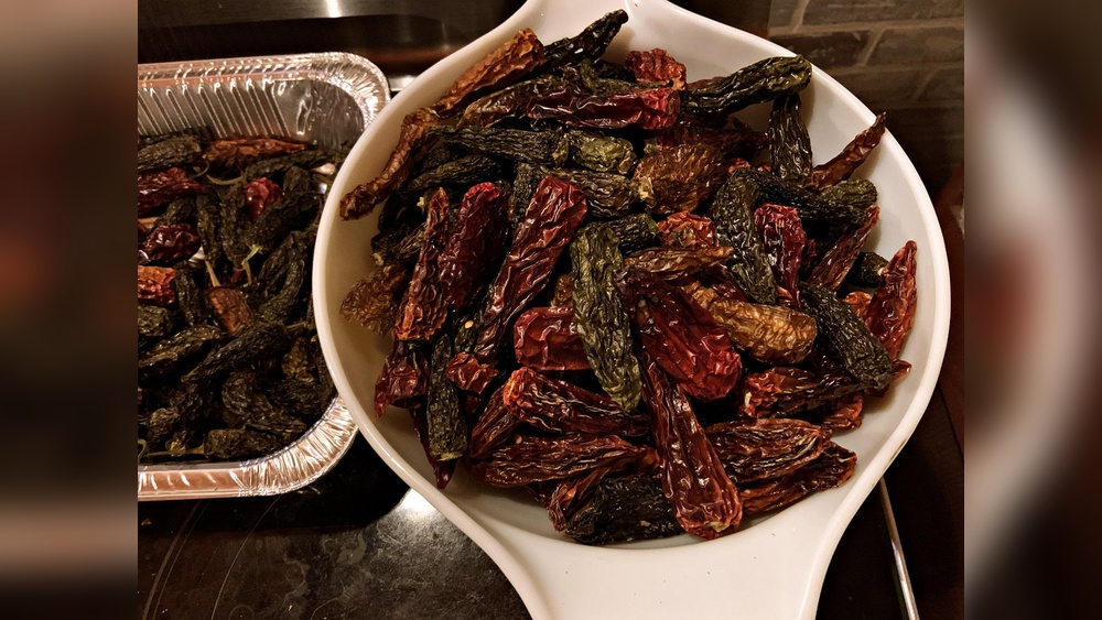 Dehydrating Banana Peppers