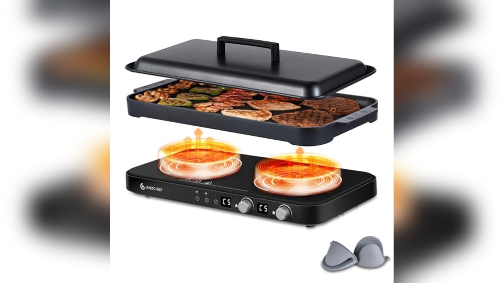 Electric Cooktop With Griddle