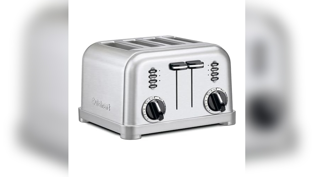 Four Slice Stainless Steel Toaster