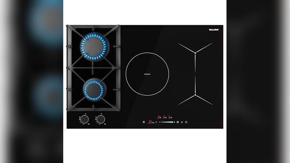 Gas And Electric Cooktop