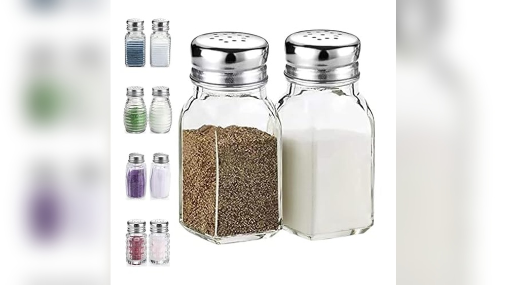 Glass Salt And Pepper Set
