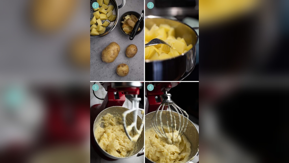Mashed Potatoes in Stand Mixer