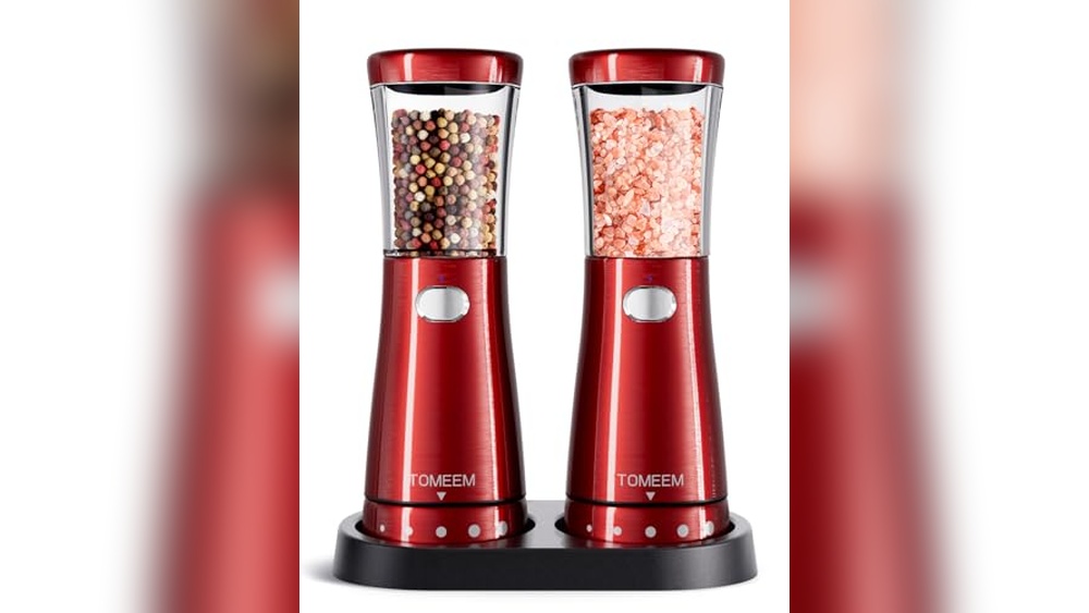Red Salt And Pepper Grinders