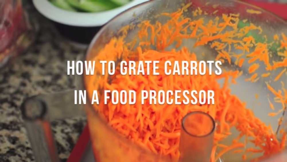 Shred Carrots in Food Processor