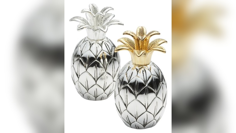 Silver Plated Salt And Pepper Set