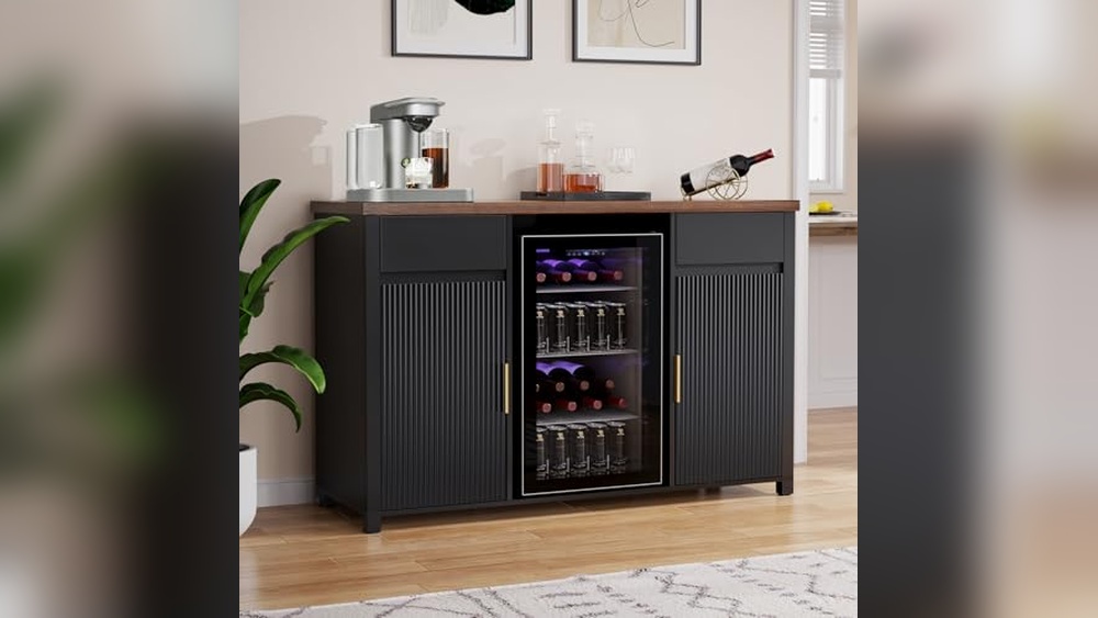 Tv Stand With Mini Fridge Space