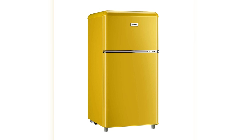 Yellow Mini Fridge
