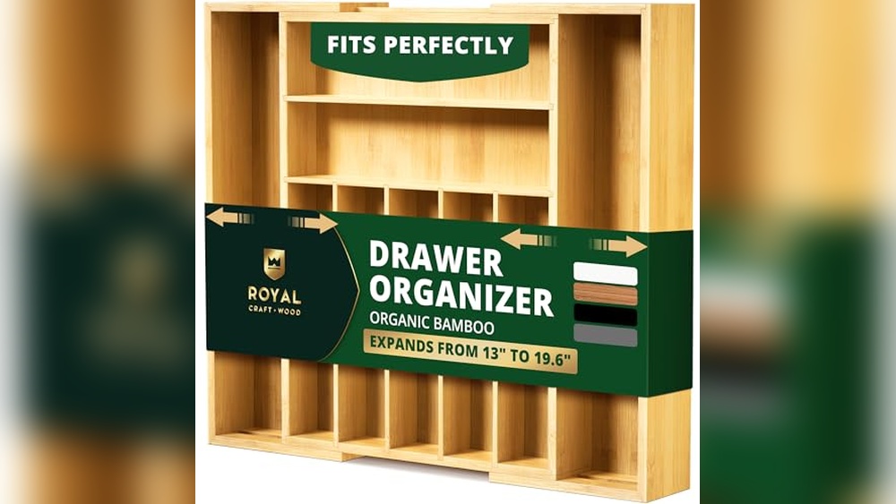 Bamboo Drawer Organizer