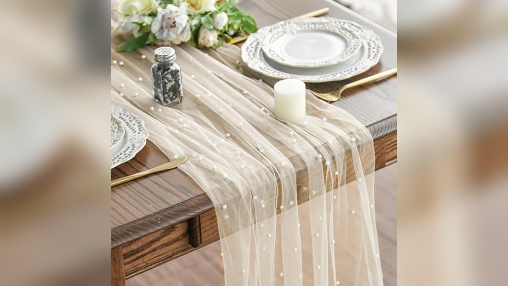 Beaded Table Runner