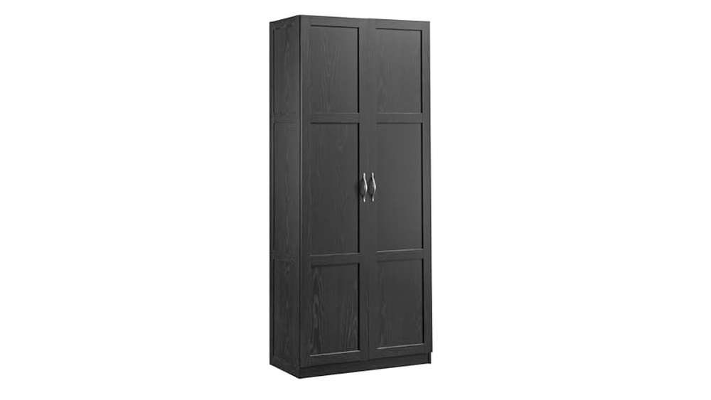 Black Pantry Cabinet