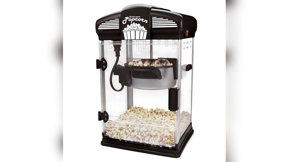 Black Popcorn Machine