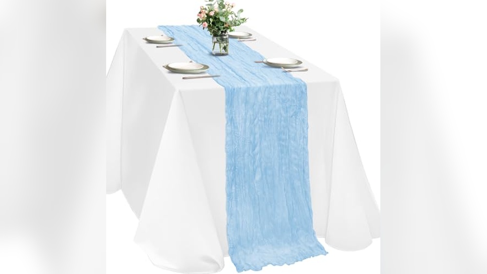 Blue Table Runner