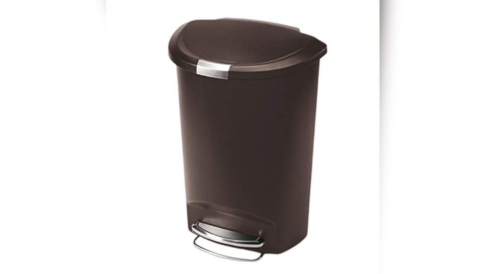 Brown Kitchen Trash Can
