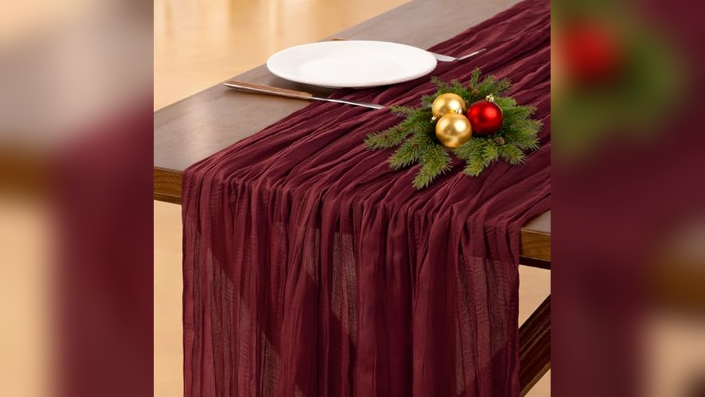 Cheesecloth Table Runner