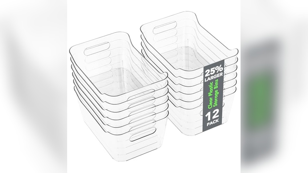 Clear Pantry Storage Bins