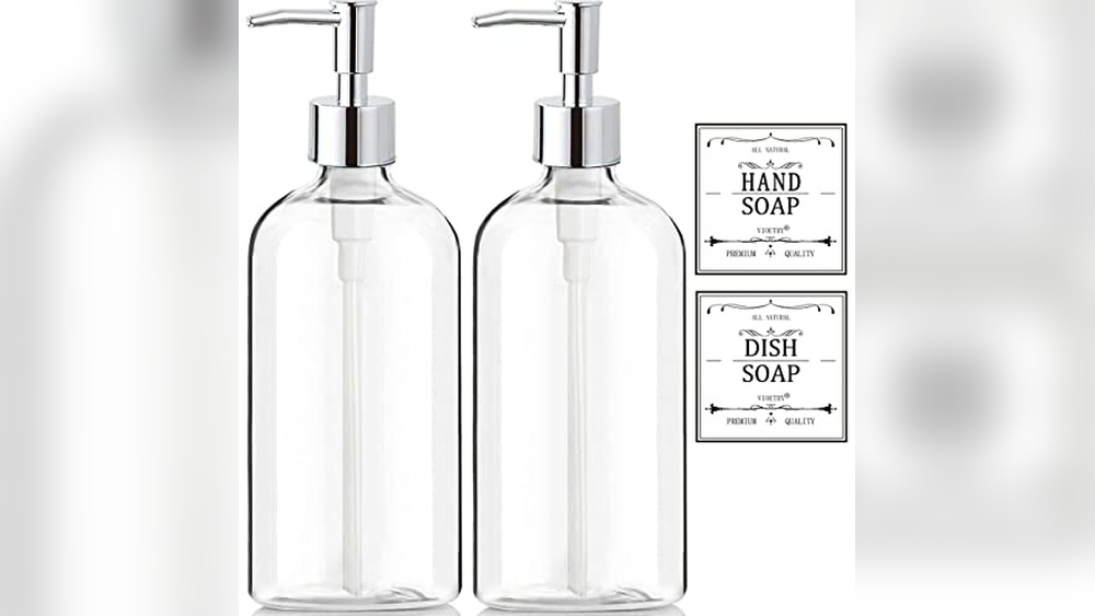 Clear Soap Dispenser