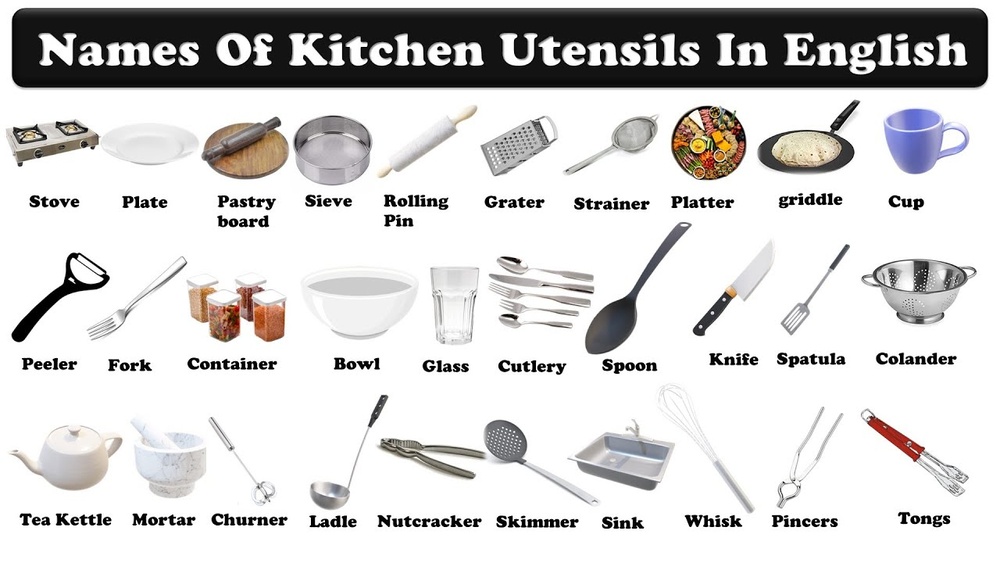 Cooking Utensils Names