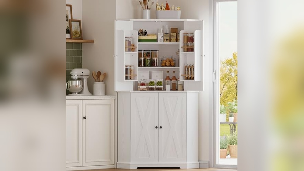 Corner Kitchen Pantry Cabinet