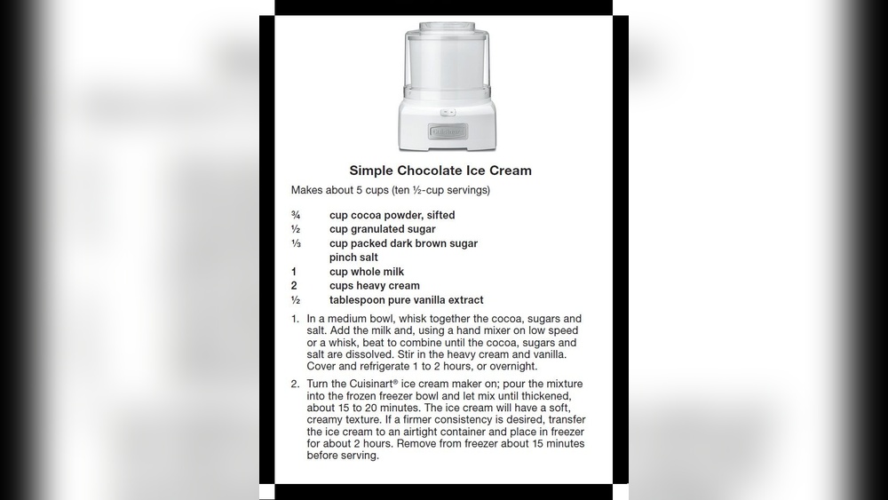 Cuisinart Ice Cream Maker Instructions
