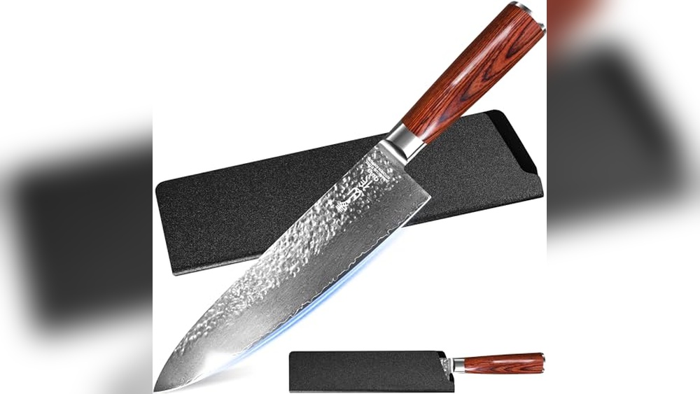 Custom Damascus Chef Knife