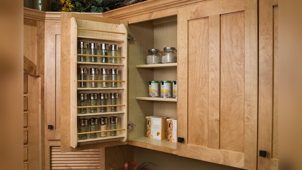 Custom Spice Rack Cabinet