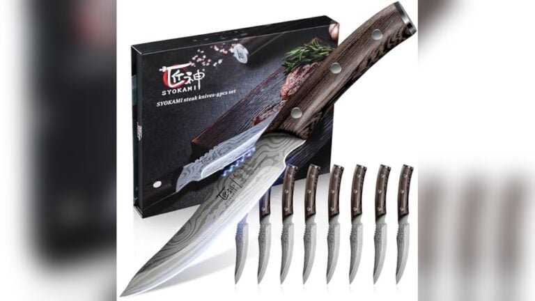 Damascus Steel Steak Knives