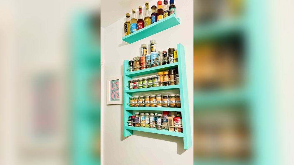 Diy Spice Rack