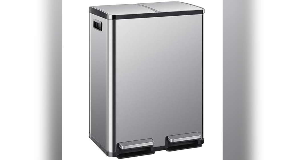 Dual Kitchen Trash Can