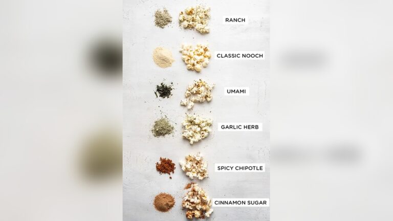 Healthy Popcorn Toppings