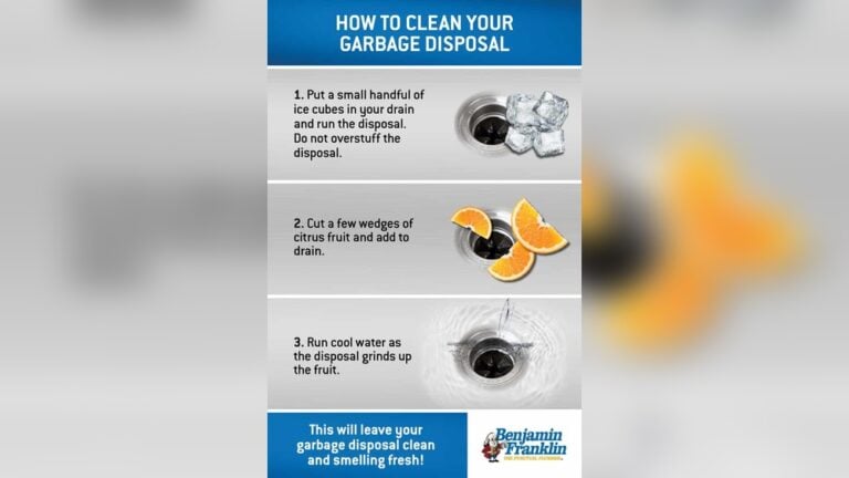 How to Clean Your Garbage Disposal With Ice