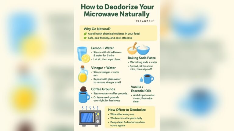 How to Deodorize Microwave