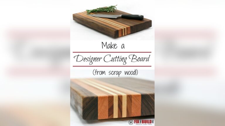 How to Make a Wooden Chopping Board