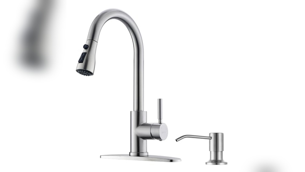 Kitchen Faucet And Soap Dispenser