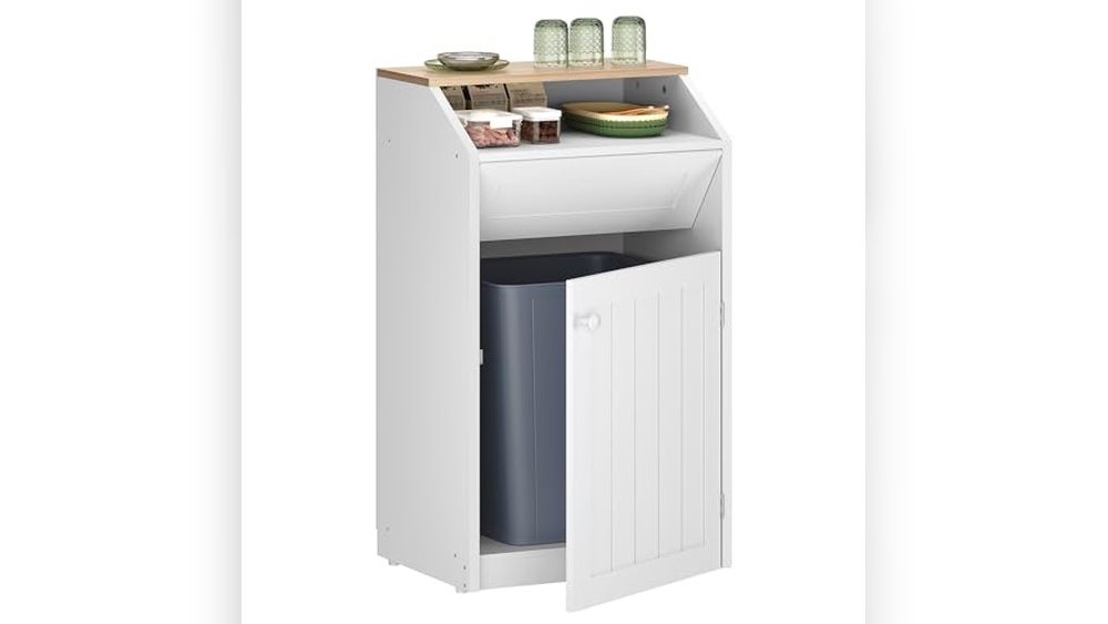 Kitchen Trash Can Cabinet