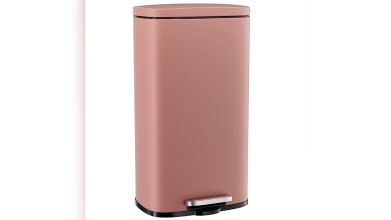 Pink Kitchen Garbage Can