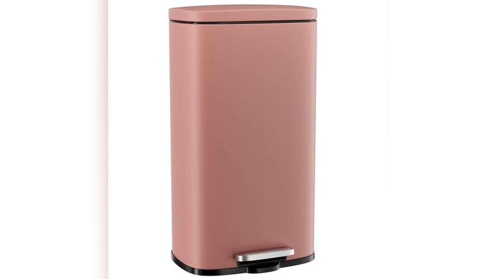 Pink Kitchen Garbage Can