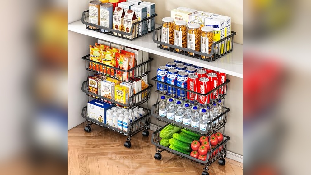 Rolling Cart for Pantry
