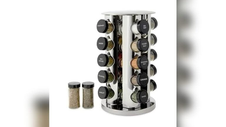 Spice Organizer With Spices
