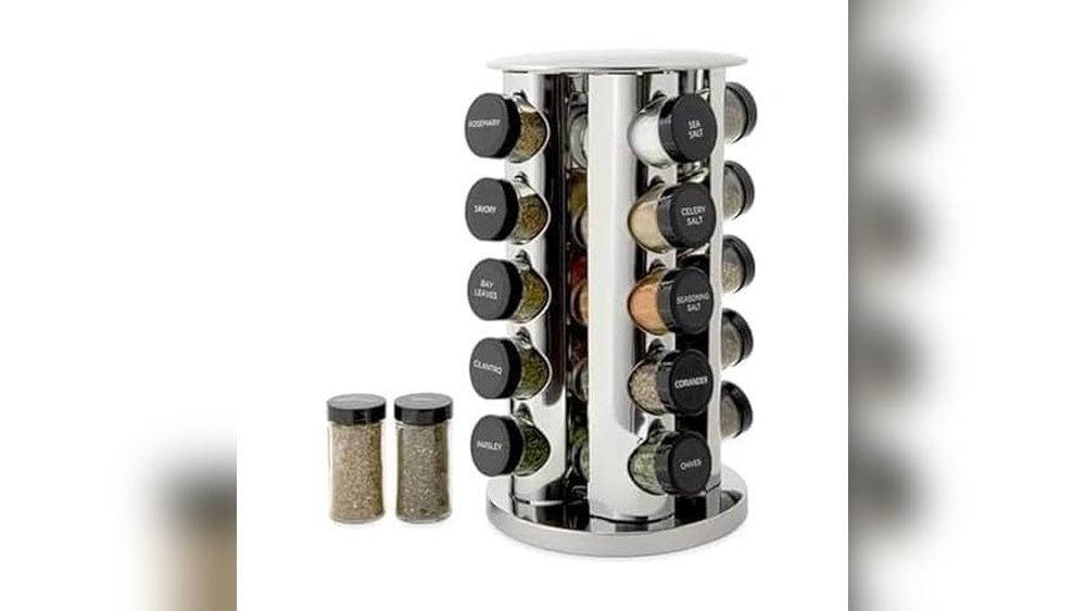 Spice Rack With Spices