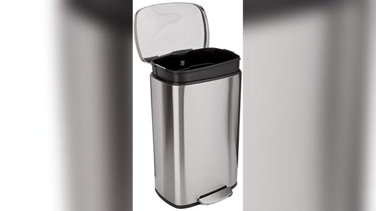 Stainless Steel Kitchen Trash Can 13 Gallon