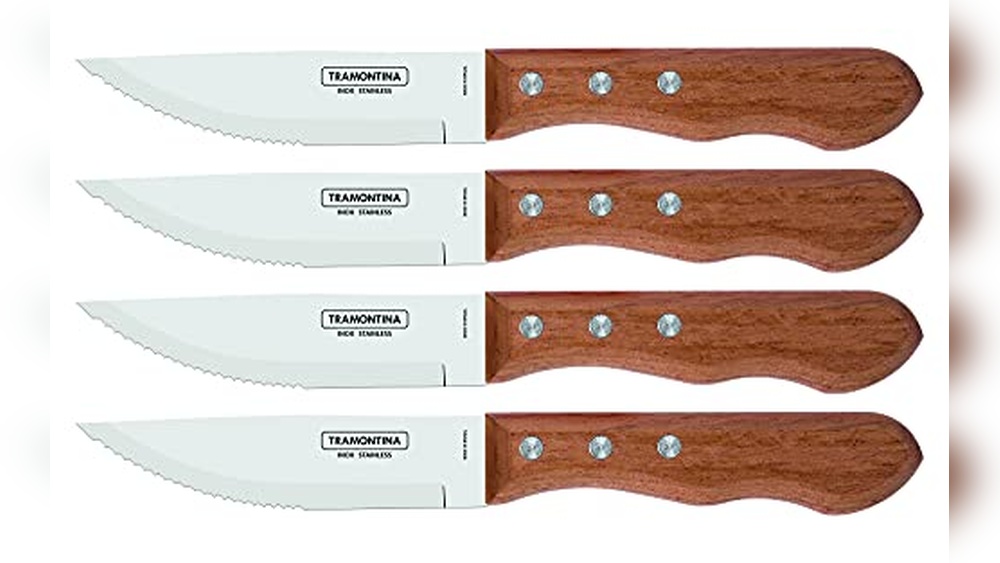 Wooden Handle Steak Knives