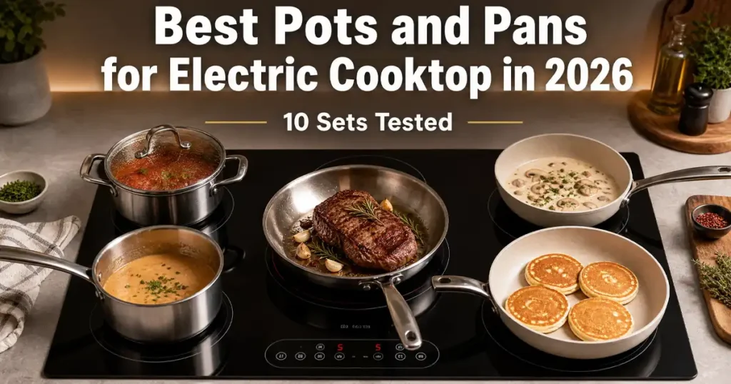 Best Pots and Pans for Electric Cooktop in 2026: Tested for Flatness and Even Heat